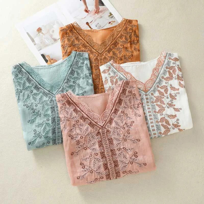 Marielle Linen Blouse