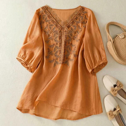 Marielle Linen Blouse