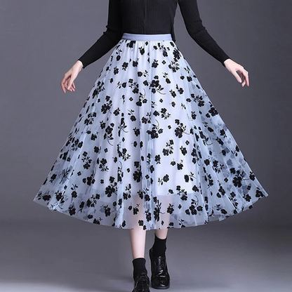 Lunaria Petal Mesh Midi