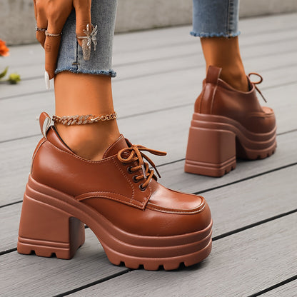 Calla Sculpted Heel Oxfords