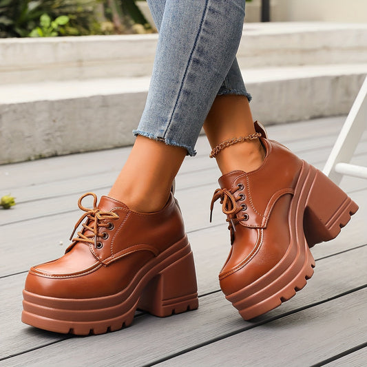 Calla Sculpted Heel Oxfords