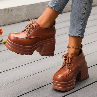 Calla Sculpted Heel Oxfords