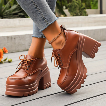 Calla Sculpted Heel Oxfords