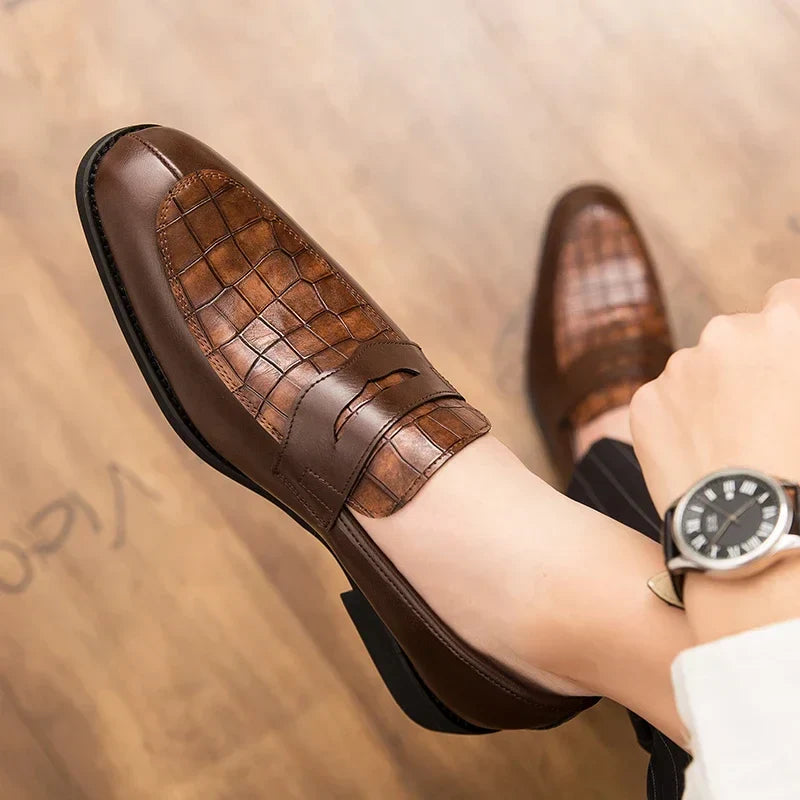 Brunetti Handcrafted Leather Loafers