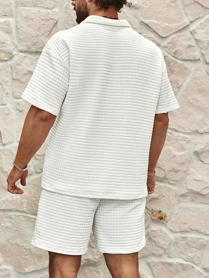Santorini Waffle-Knit Set