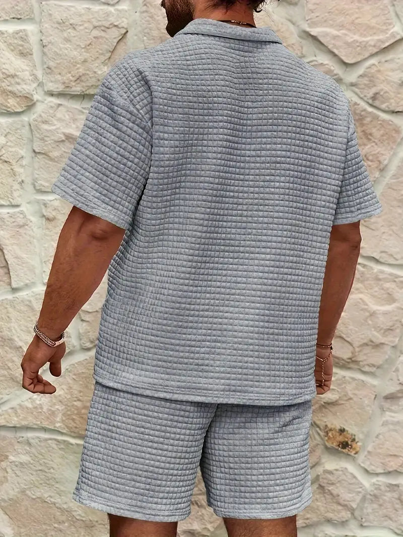 Santorini Waffle-Knit Set