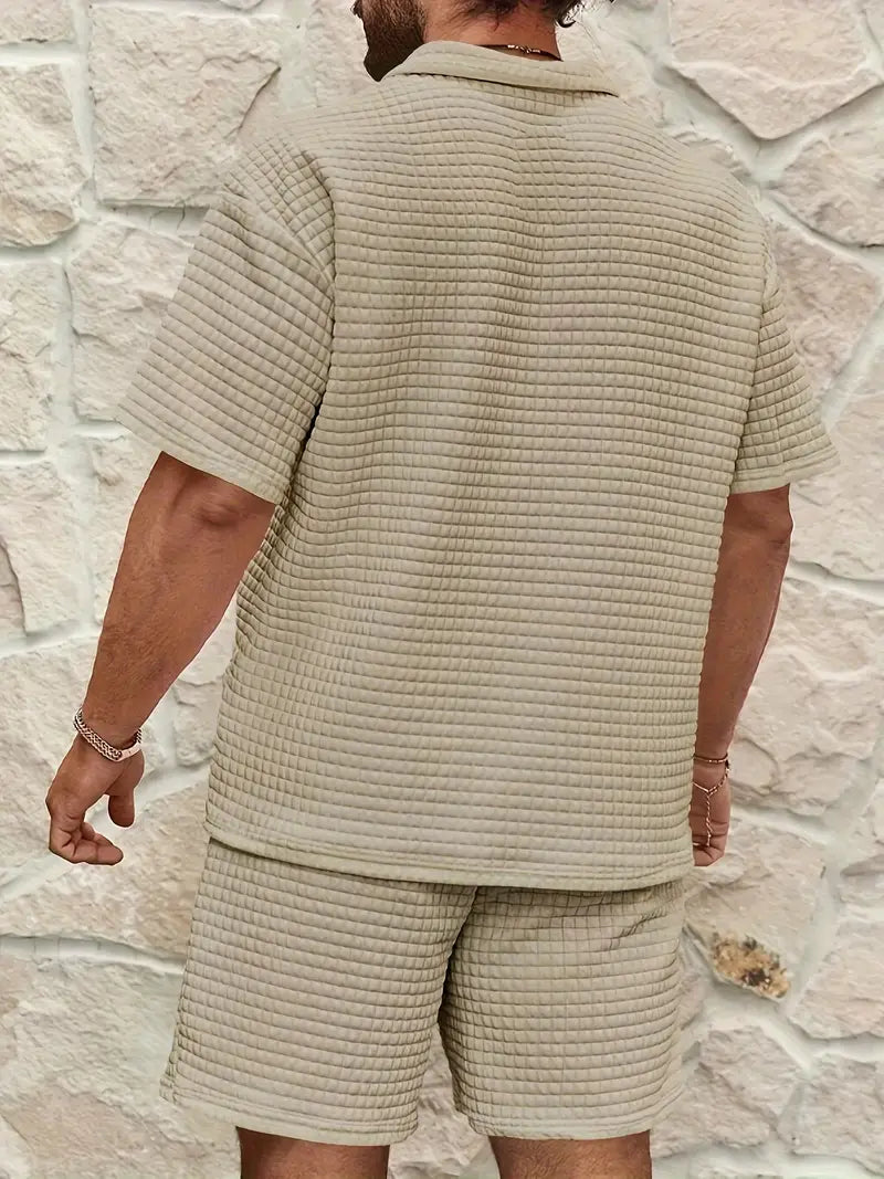 Santorini Waffle-Knit Set